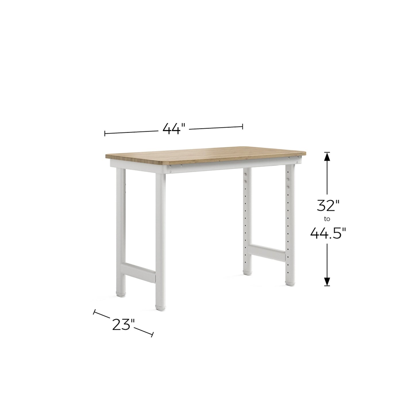 Everest Work Table 44-in W x 32-in H Steel Cloud White Freestanding Utility Storage Cabinet