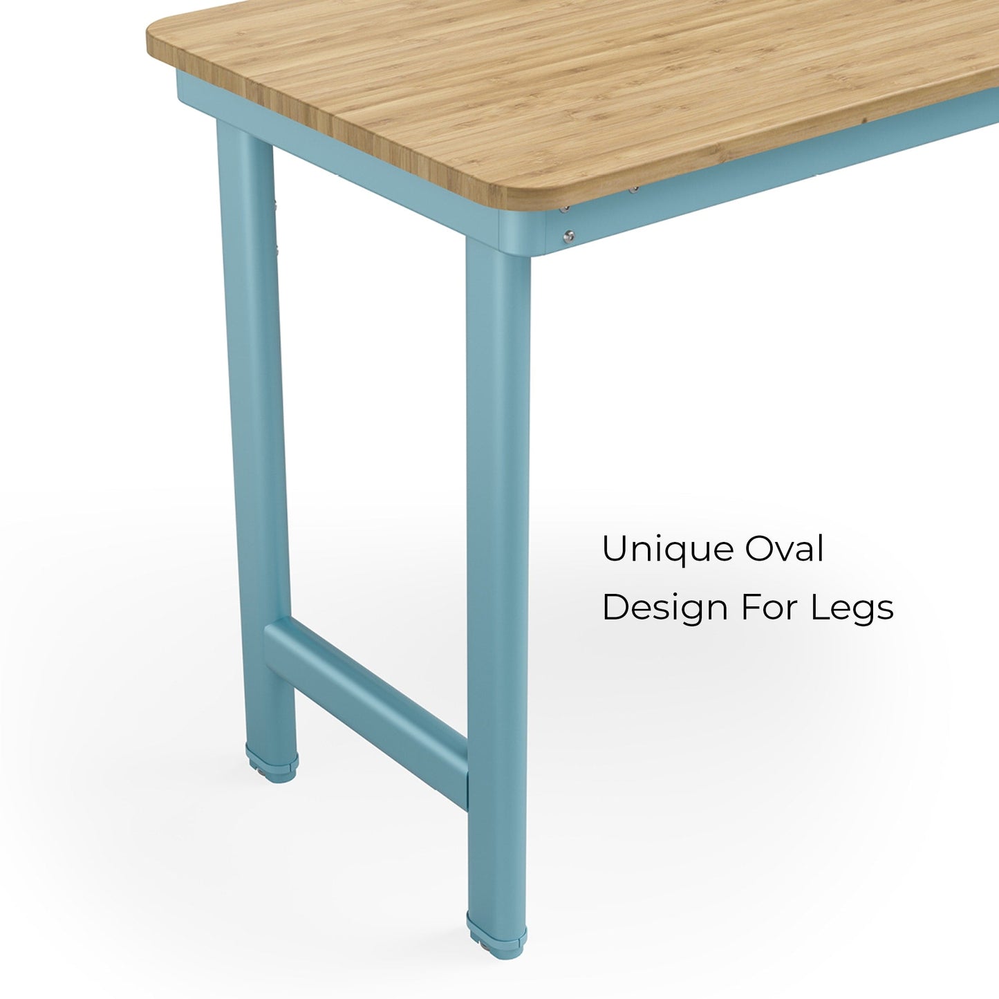 Everest Work Table 44-in W x 32-in H Steel Modern Blue Freestanding Utility Storage Cabinet