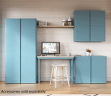 Everest Work Table 44-in W x 32-in H Steel Modern Blue Freestanding Utility Storage Cabinet
