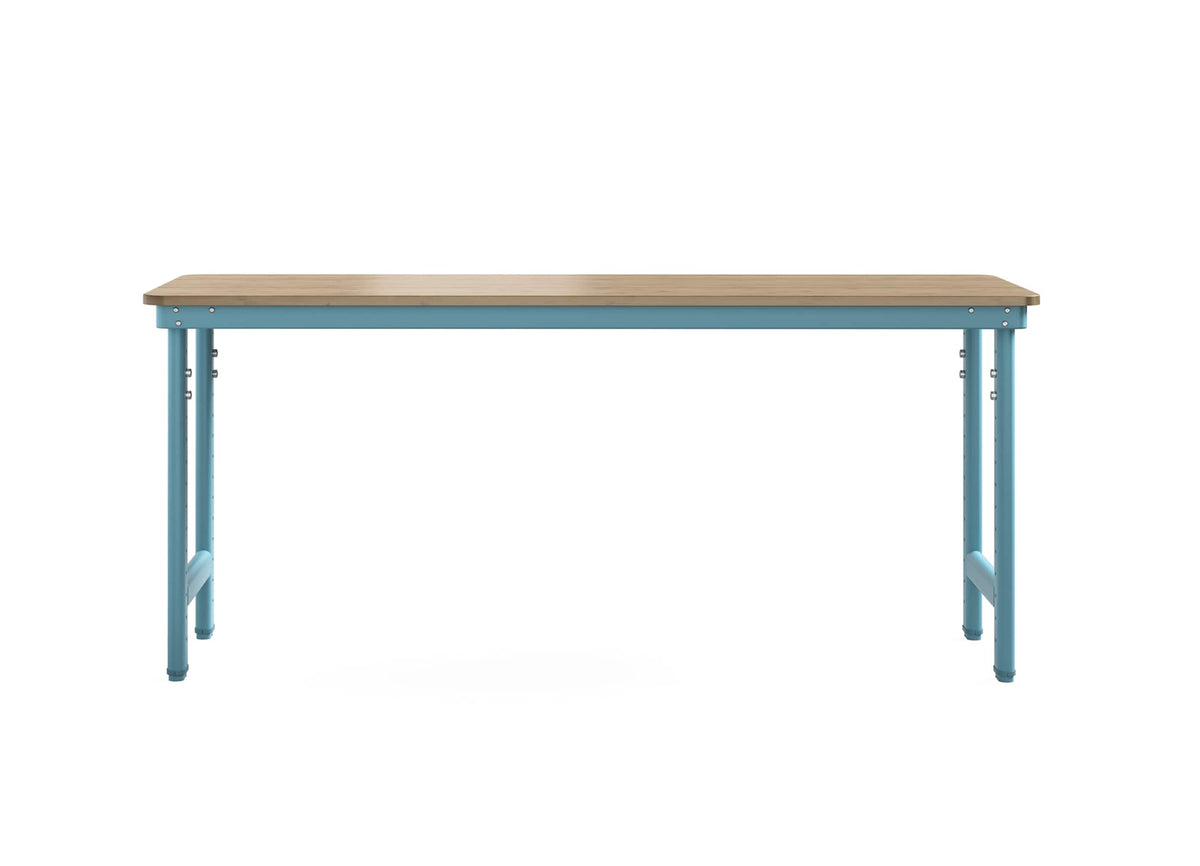 Everest Work Table 72-in W x 32-in H Steel Modern Blue Freestanding Utility Storage Cabinet