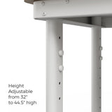 Everest Work Table 72-in W x 32-in H Steel Cloud White Freestanding Utility Storage Cabinet