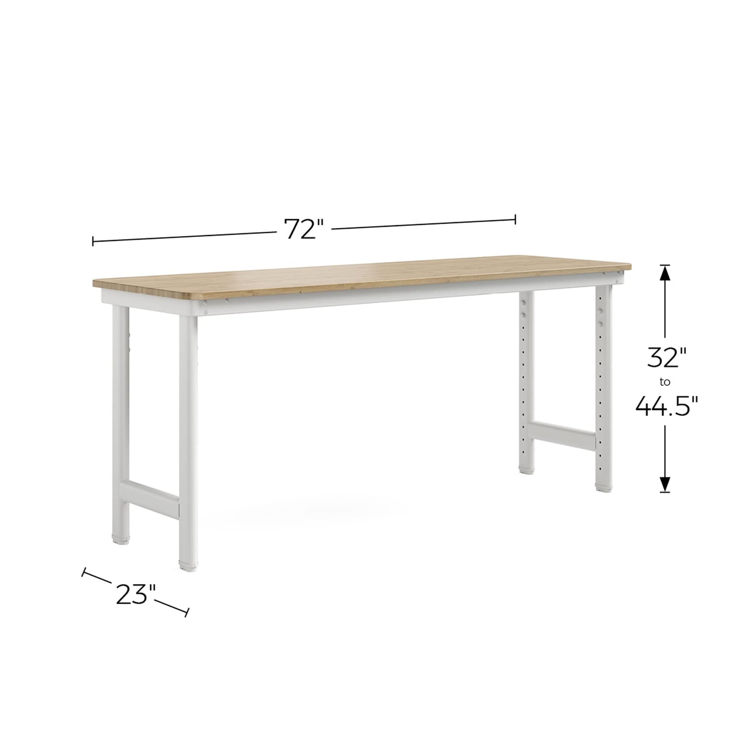 Everest Work Table 72-in W x 32-in H Steel Cloud White Freestanding Utility Storage Cabinet