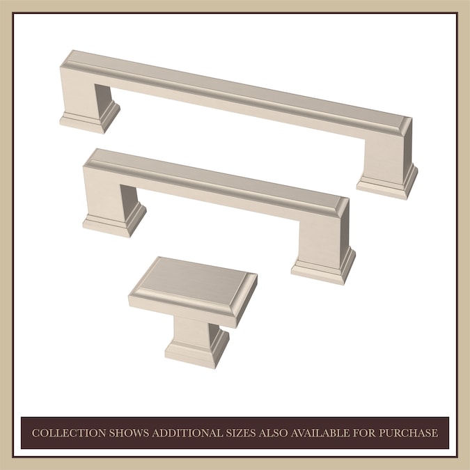 allen + roth Beaumont (128Mm) Center to Center Rectangular Handle Drawer Pull
