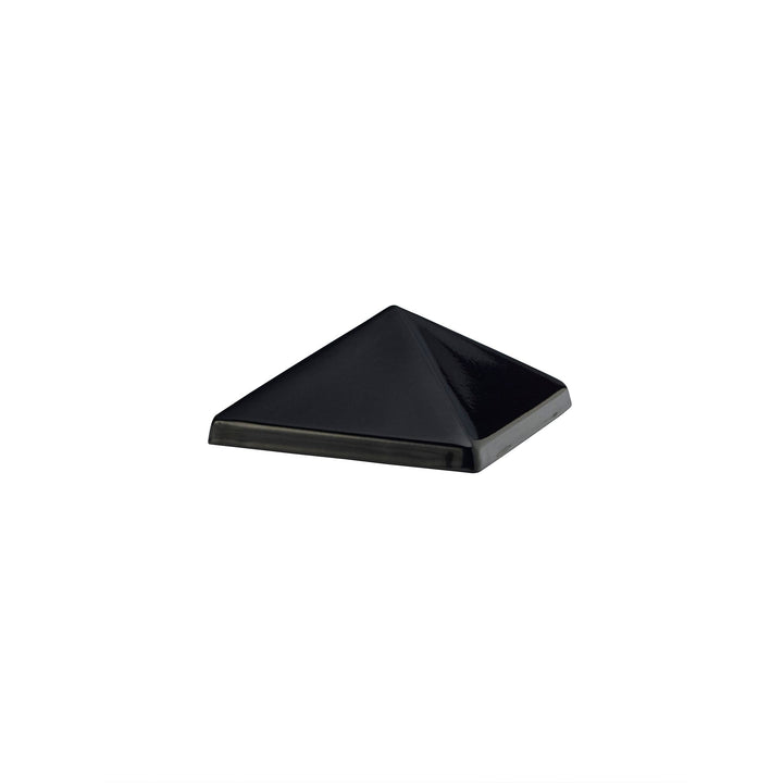 RELIABILT 4-in x 4-in Classic Black Metal Deck Post Cap