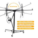 Maocao Hoom 11ft Black Drywall Lift 11-ft H x 53.5-in L x 53.5-in W Steel Drywall Lift