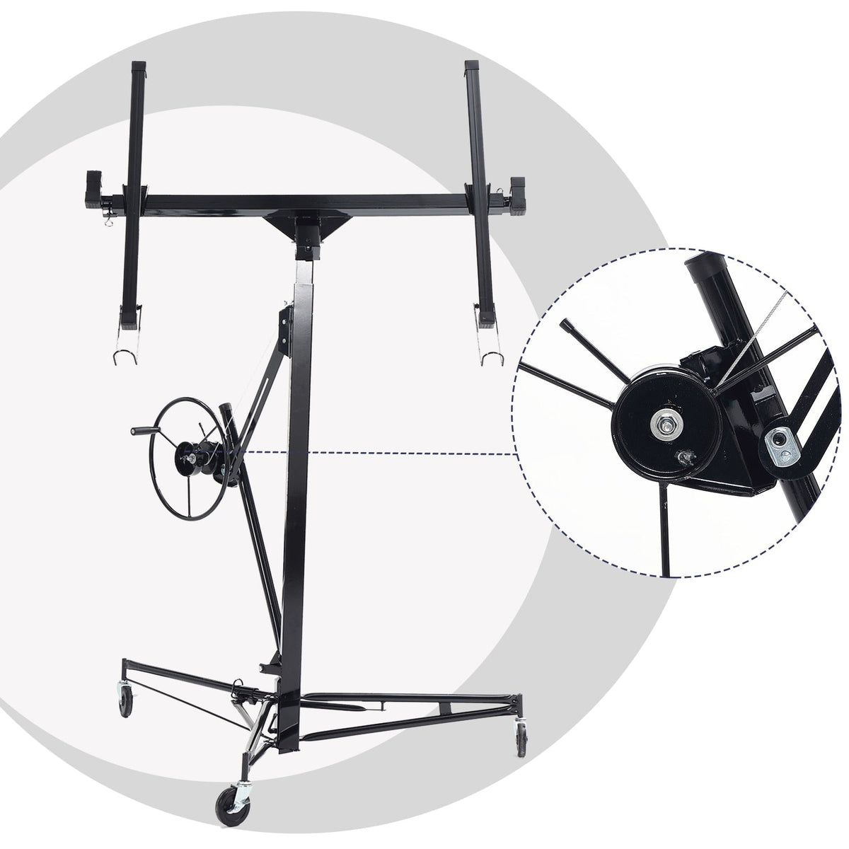 Maocao Hoom 13ft Drywall Lift 13-ft H x 53.5-in L x 53.5-in W Steel Drywall Lift