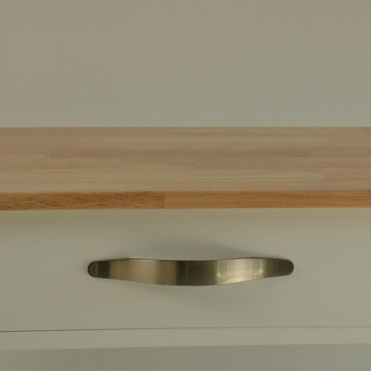Bayfeve Kitchen Island  Kitchen Cart, Mobile Kitchen Island, Rubber Wood Top, Big  Adjustable Shelf Inside Cabinet for Different Utensils
