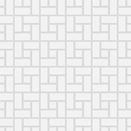 Affinity Tile Spiral Matte White with Glossy White Dot 13-in x 13-in Multi-finish Porcelain Mosaic Floor and Wall Tile product image