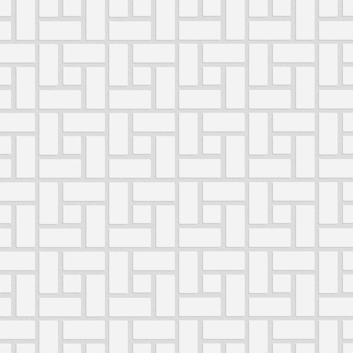 Affinity Tile Spiral Matte White with Glossy White Dot 13-in x 13-in Multi-finish Porcelain Mosaic Floor and Wall Tile product image