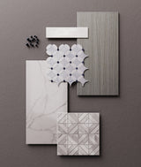 Satori Pearl White 3-in x 12-in Glossy Ceramic Subway Wall Tile (0.24-sq. ft/ Piece)