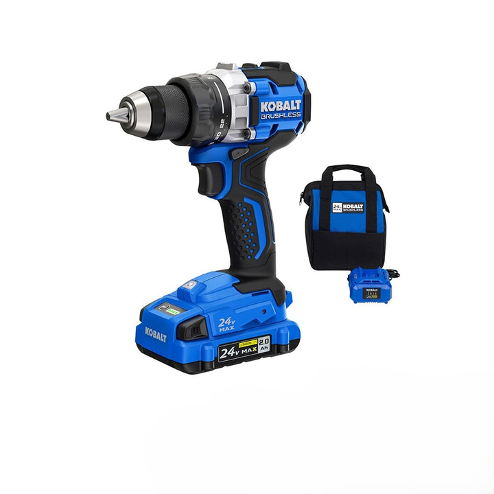24-volt 1/2-in Keyless Brushless Cordless Drill ( 1 -Batteries Included, and Charger Included )