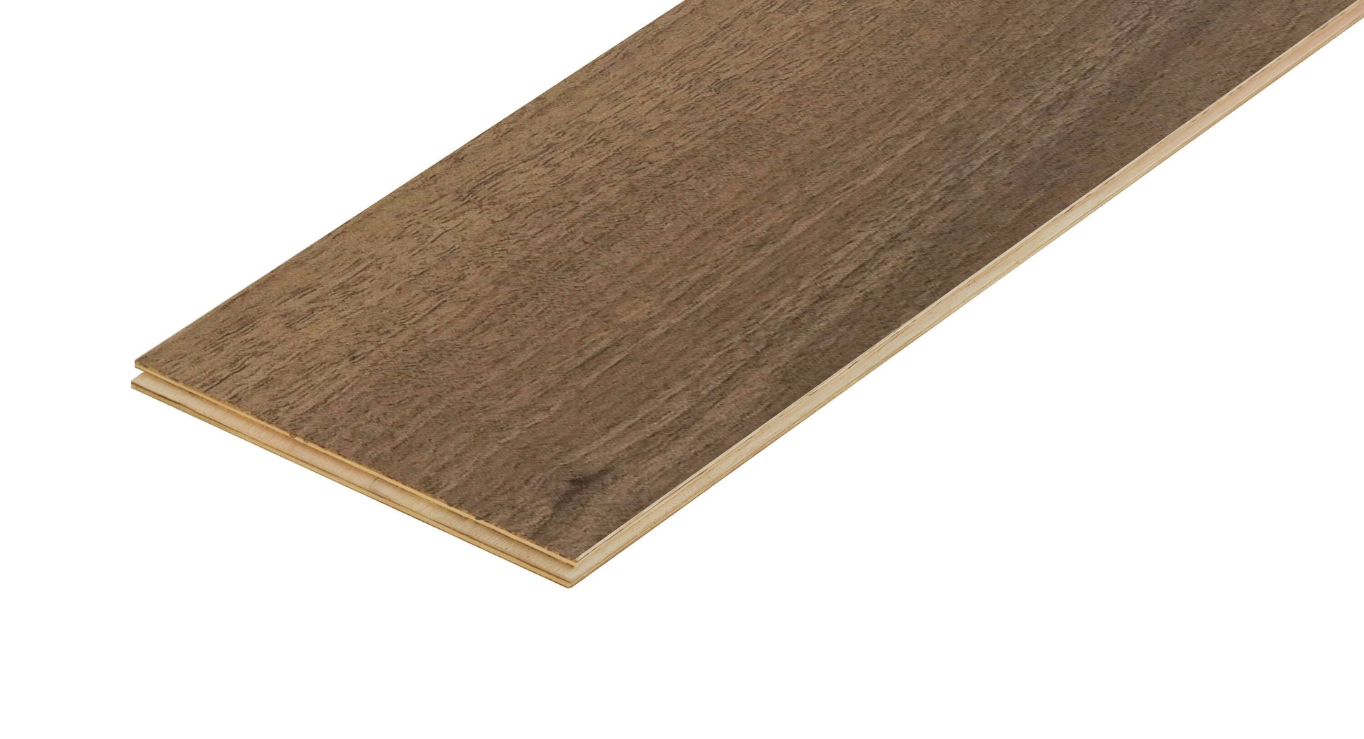 allen + roth Walnut Marseilla hardwood flooring — color and finish detail