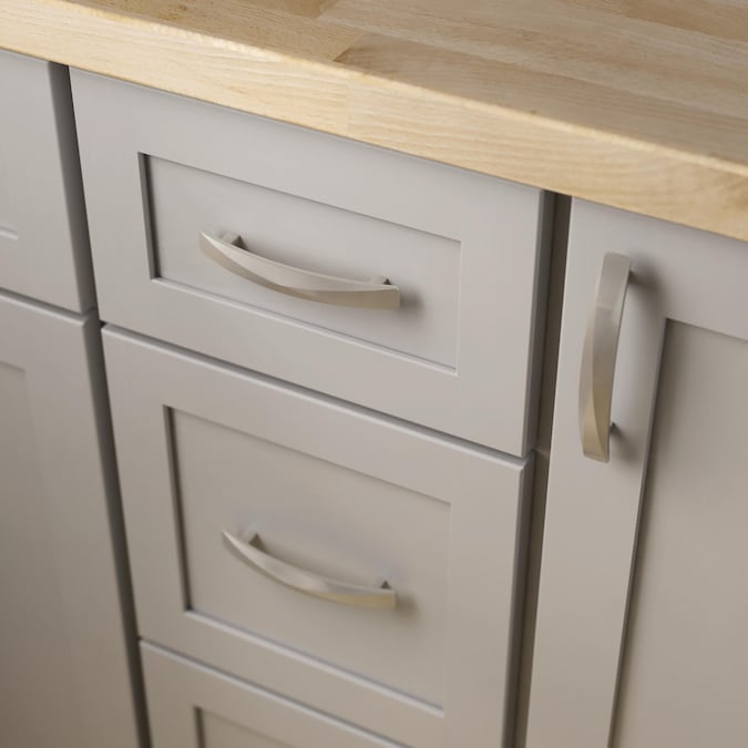 allen + roth Fairchild (96Mm) Center to Center Satin Nickel Arch Bar Drawer Pull