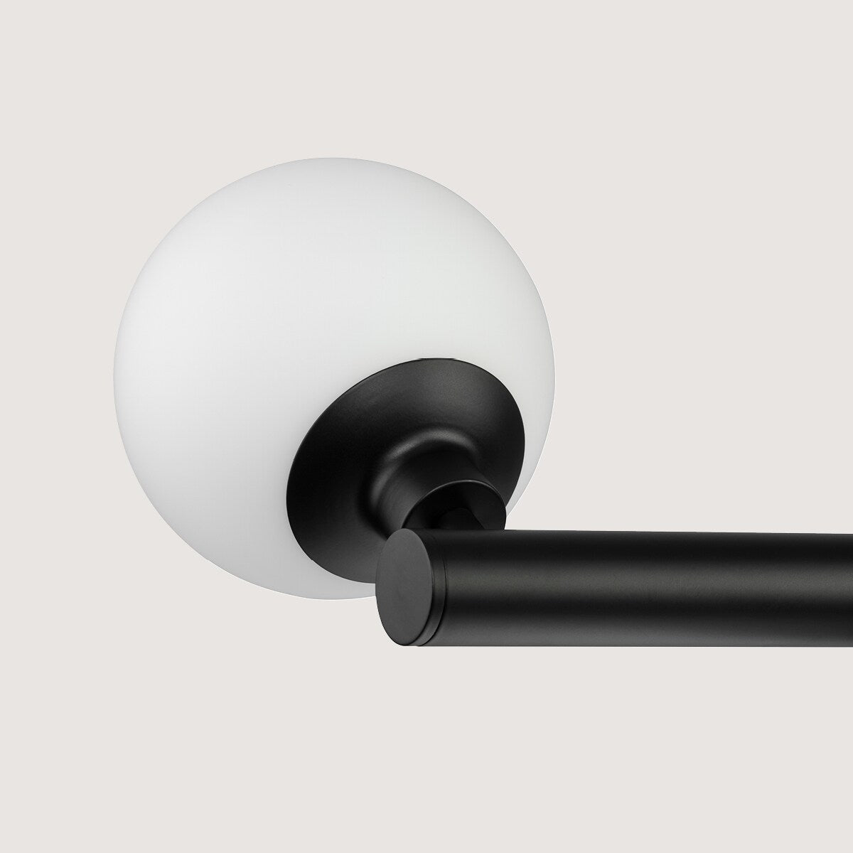 Progress Lighting Avec 5-Light Matte Black Modern/Contemporary White Glass Linear Large Hanging Kitchen Island Light