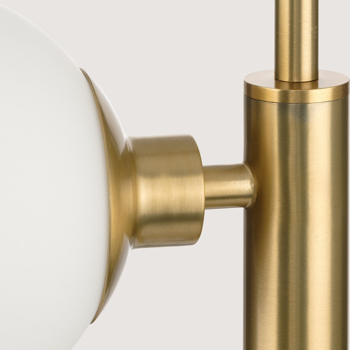 Progress Lighting Avec 3-Light Brushed Gold Modern/Contemporary White Glass Linear Medium Hanging Pendant Light