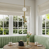 Progress Lighting Avec 3-Light Brushed Gold Modern/Contemporary White Glass Linear Medium Hanging Pendant Light