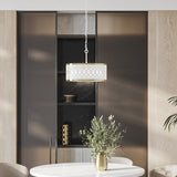 Progress Lighting Avec 3-Light Champagne Bronze Modern/Contemporary Drum Medium Hanging Pendant Light