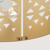 Progress Lighting Avec 3-Light Champagne Bronze Modern/Contemporary Drum Medium Hanging Pendant Light