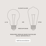 Progress Lighting Avec 4-Light Brushed Gold Modern/Contemporary Chandelier