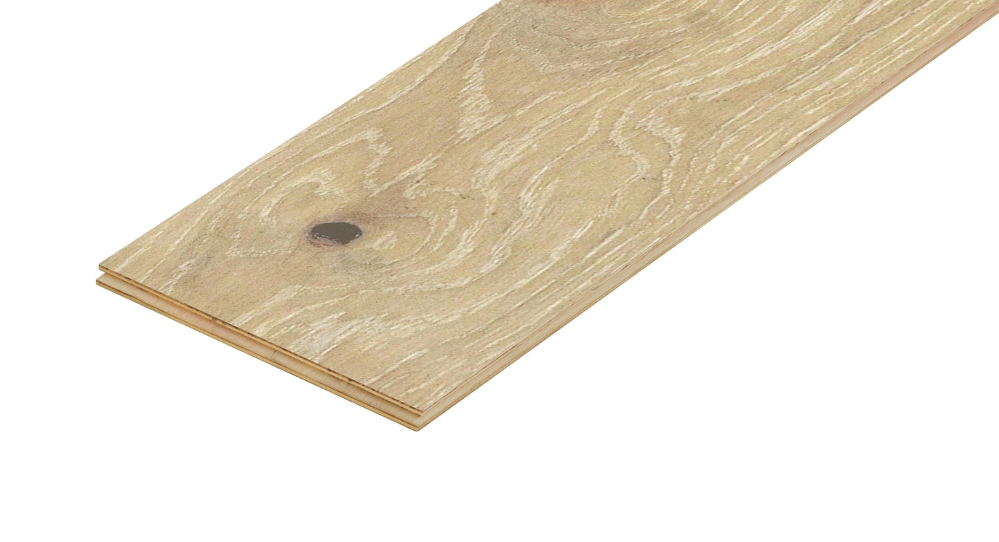 allen + roth White oak Yosemite hardwood flooring — color and finish detail