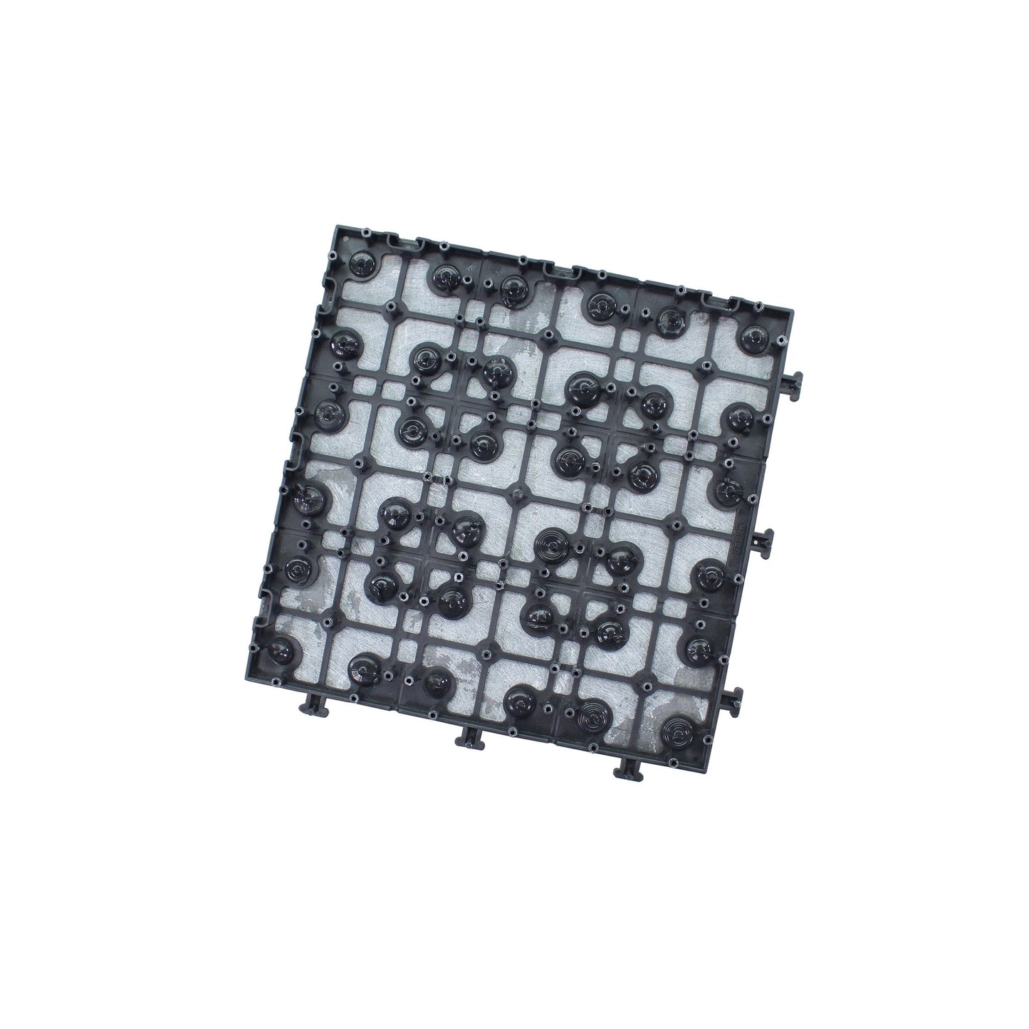 Courtyard Casual 11.81-in x 11.81-in 6-Pack Natural Slate Prefinished Polymer Deck Tile