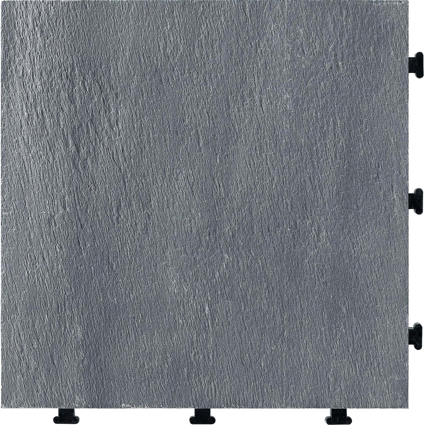 Courtyard Casual 11.81-in x 11.81-in 6-Pack Natural Slate Prefinished Polymer Deck Tile