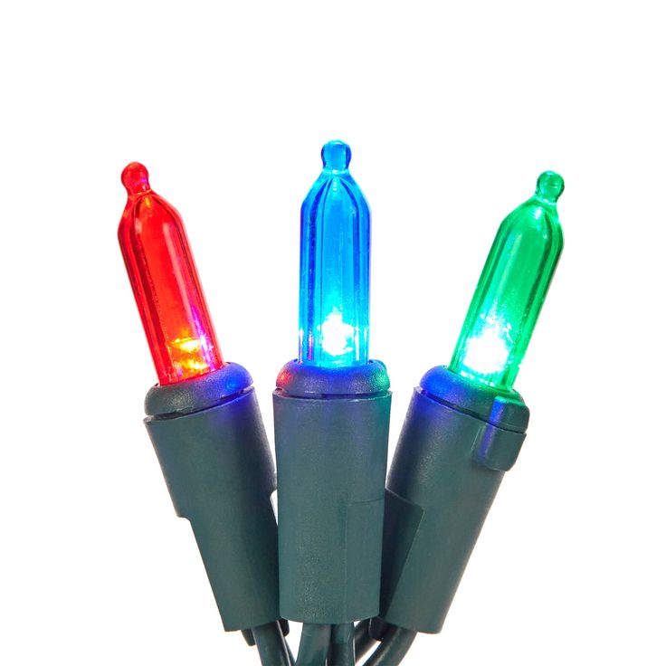 GE StayBright 50-Count 12.2-ft Multicolor LED Plug-In Christmas String Lights