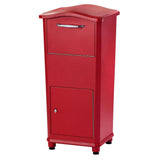 Elephantrunk Black Locking Extra-Large Mailbox Parcel Drop - Super Arbor