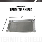 Amerimax Termite Shield 8-in x 8-in Silver Galvanized Steel Step Flashing