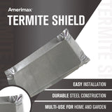 Amerimax Termite Shield 8-in x 8-in Silver Galvanized Steel Step Flashing