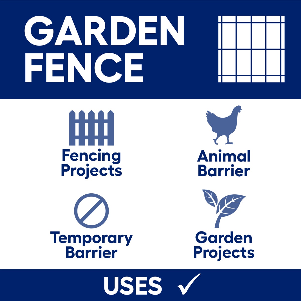 IRONRIDGE Gray Steel 50-ft Welded Wire Fence, 2x3 Mesh