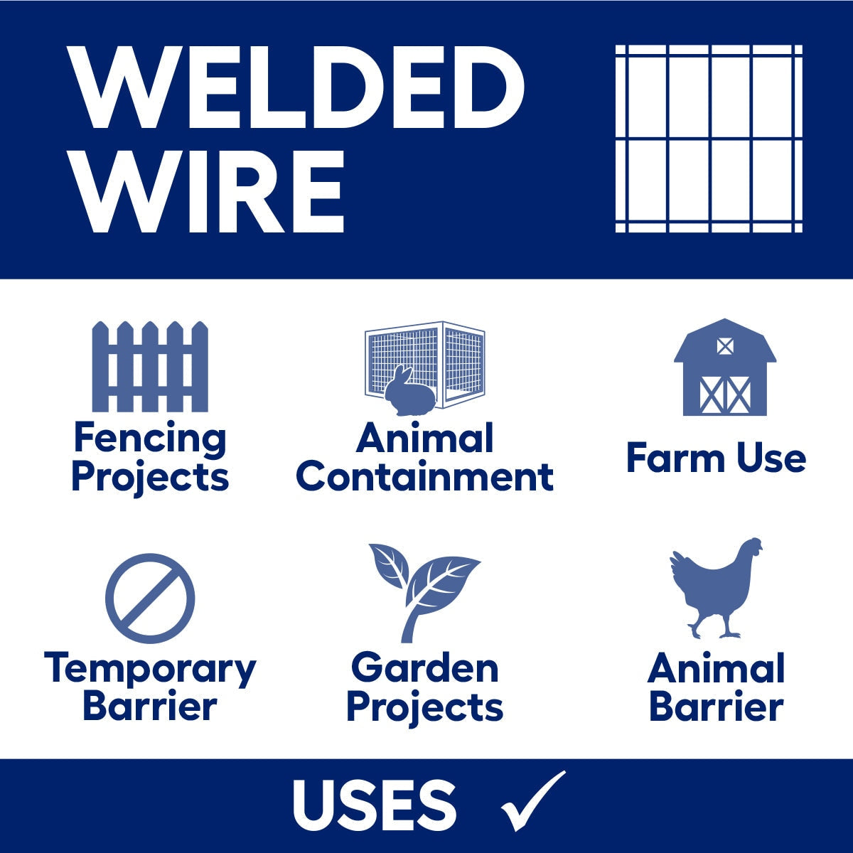 IRONRIDGE Gray Steel Welded Wire Rolled Fencing with Mesh Size 2-in x 4-in