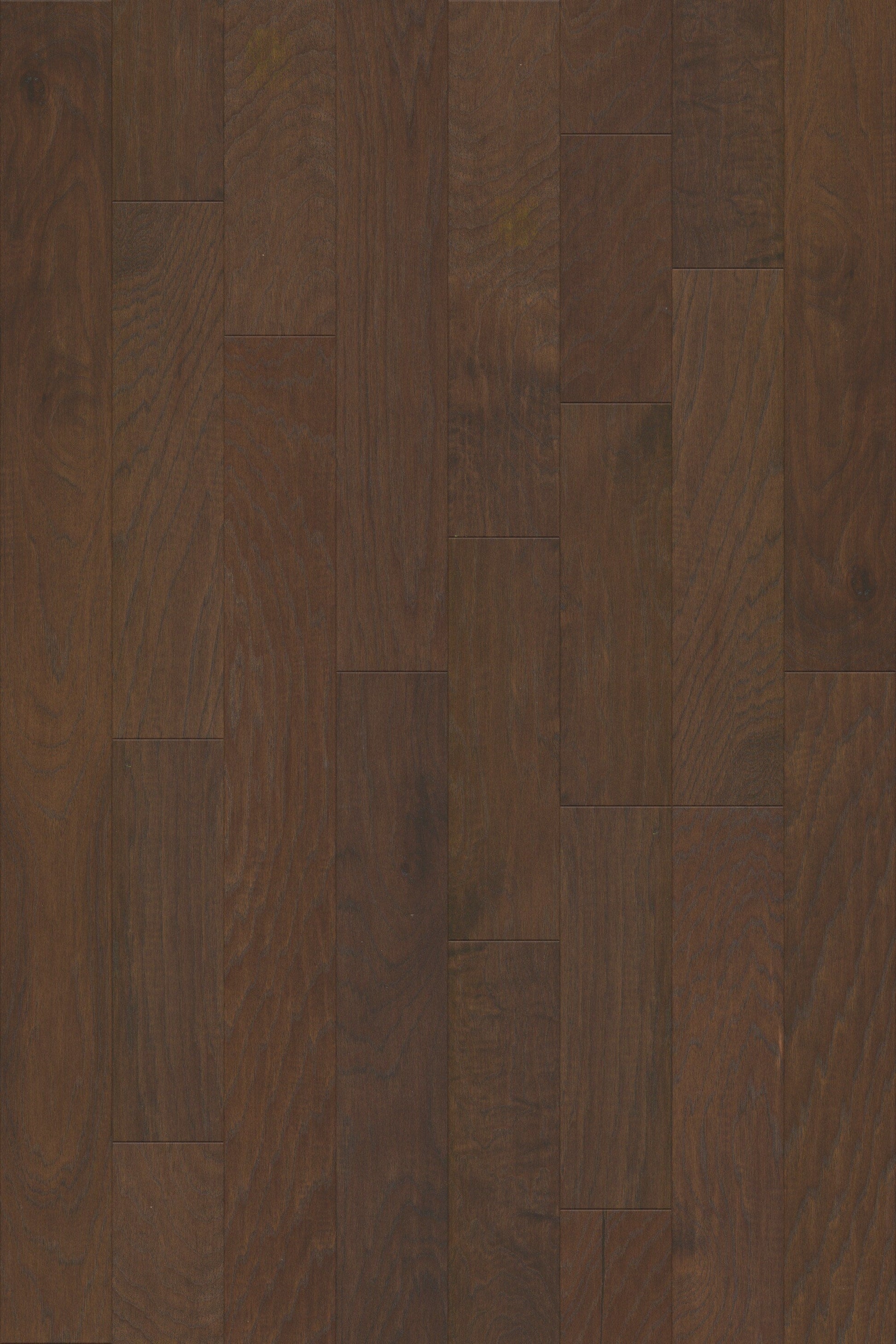 Shaw Hickory Bedivere hardwood flooring — lifestyle view
