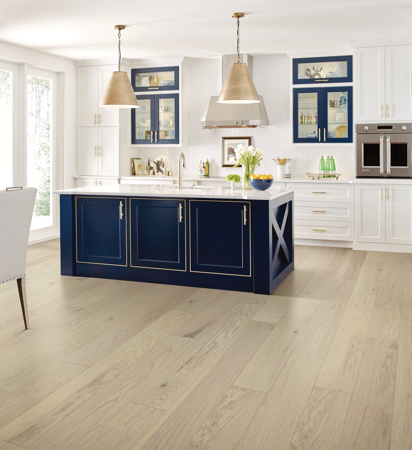 Shaw Oak Keir hardwood flooring — installed room view