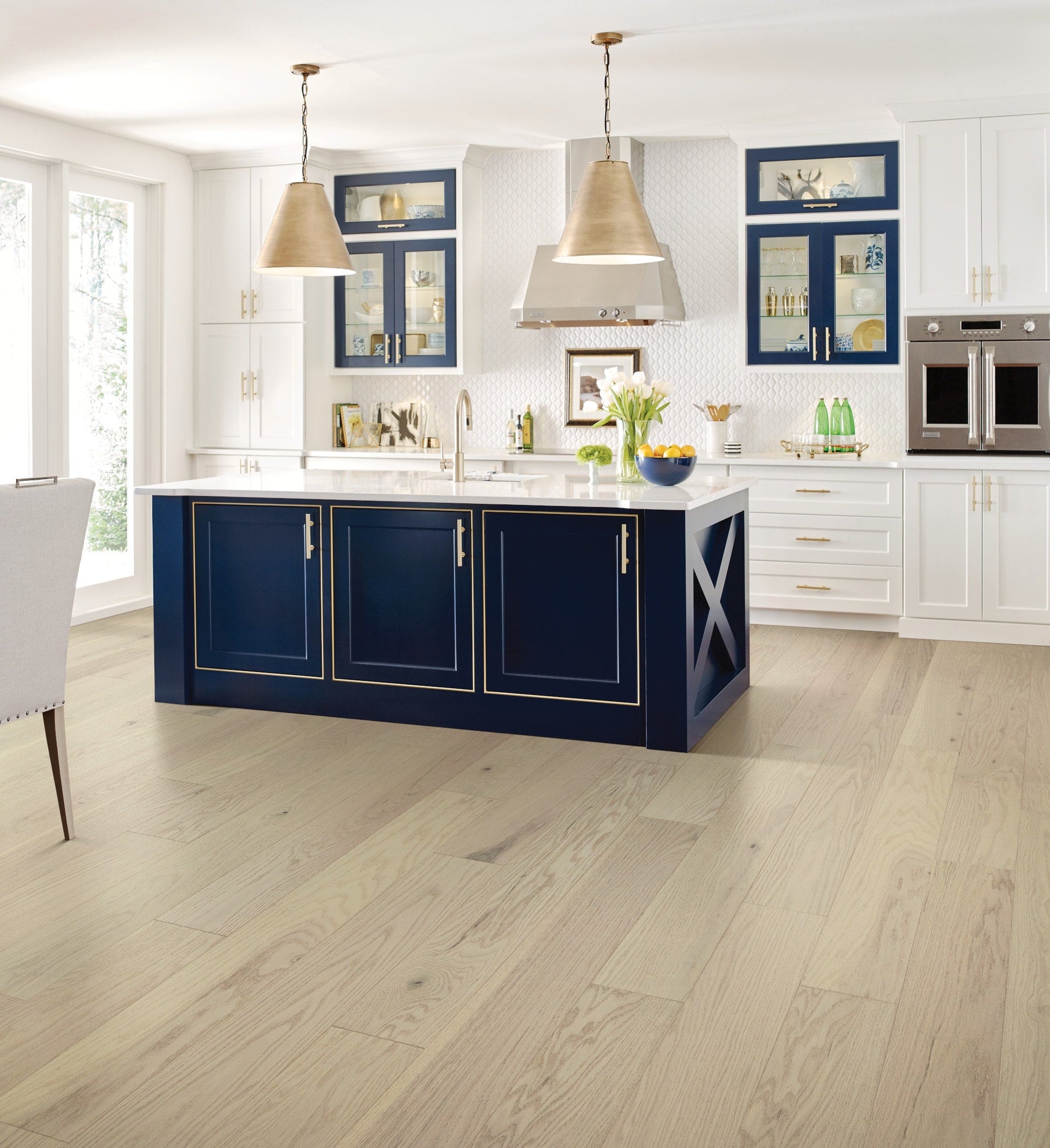 Shaw Oak Keir hardwood flooring — installed room view