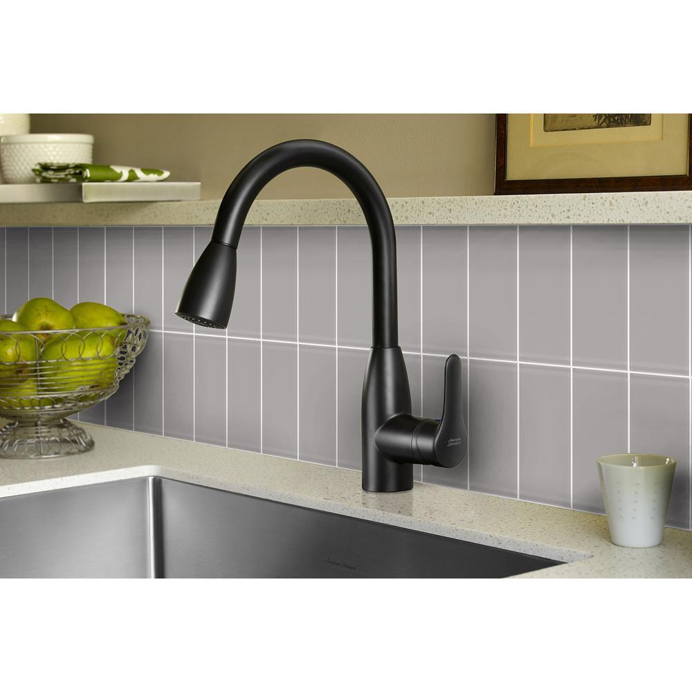 Metro Pebble Gray Subway 3 in. x 6 in. Glossy Glass Subway Tile (8-Pieces/Pack) - Super Arbor