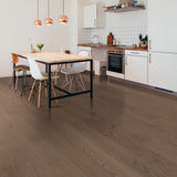 Shaw Oak Kismet hardwood flooring — installed room view