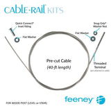 Feeney 40-ft Stainless Steel Cable Hardware Kit