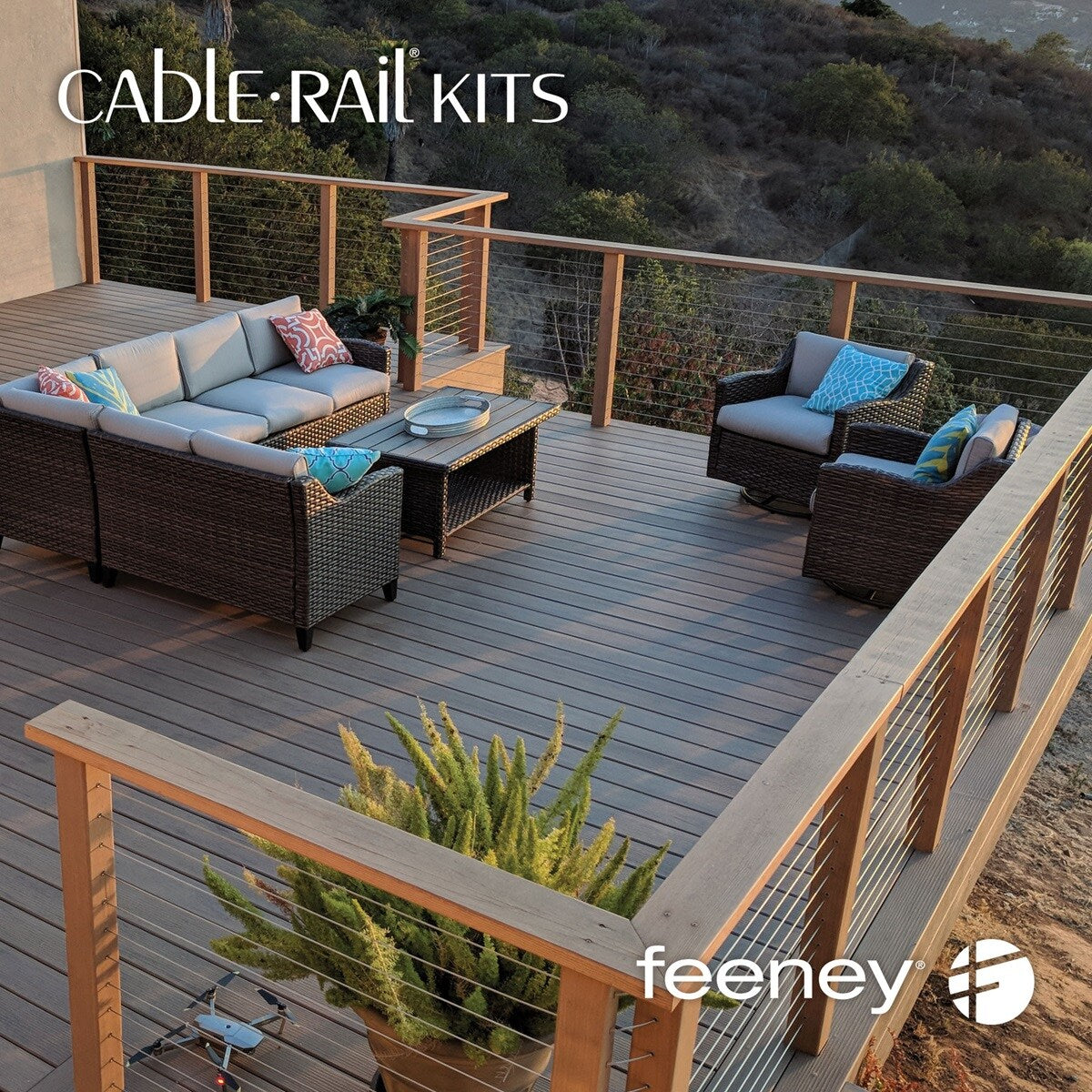 Feeney 25-ft Stainless Steel Cable Hardware Kit