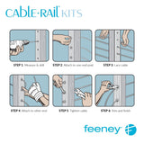 Feeney 50-ft Stainless Steel Cable Hardware Kit