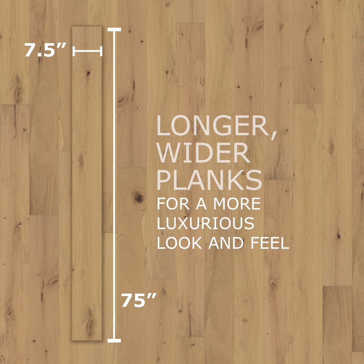 Element Flooring Stoneboro Moultrie European White Oak 7-1/2-in W x 3/8-in T x Varying Length Wirebrushed Engineered Hardwood Flooring (39.06-sq ft / Carton)