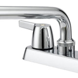 Project Source Chrome 2-Handle Deck-Mount Utility Faucet