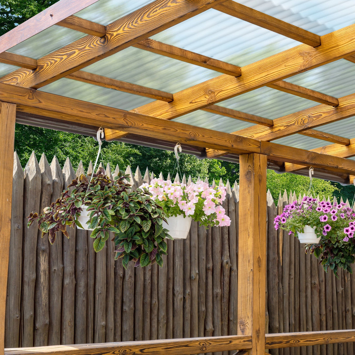 Tuftex SeaCoaster 2.17-ft x 6-ft Corrugated Clear PVC Roof Panels, 10-Pack