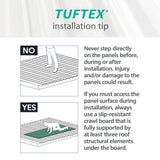 Tuftex PolyCarb 2.17-ft x 6-ft Corrugated Clear Polycarbonate Roof Panel