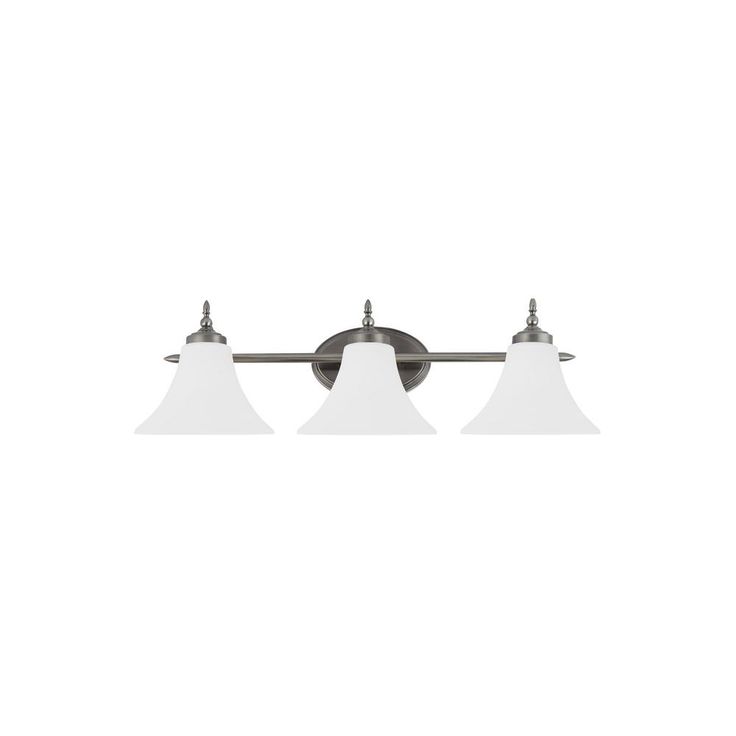Montreal 3-Light Antique Brushed Nickel Vanity Light