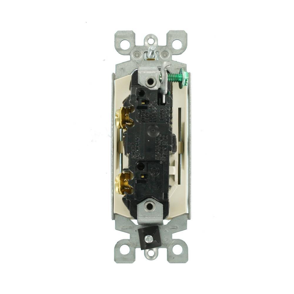 Decora 15 Amp Single-Pole AC Quiet Switch, Light Almond - Super Arbor