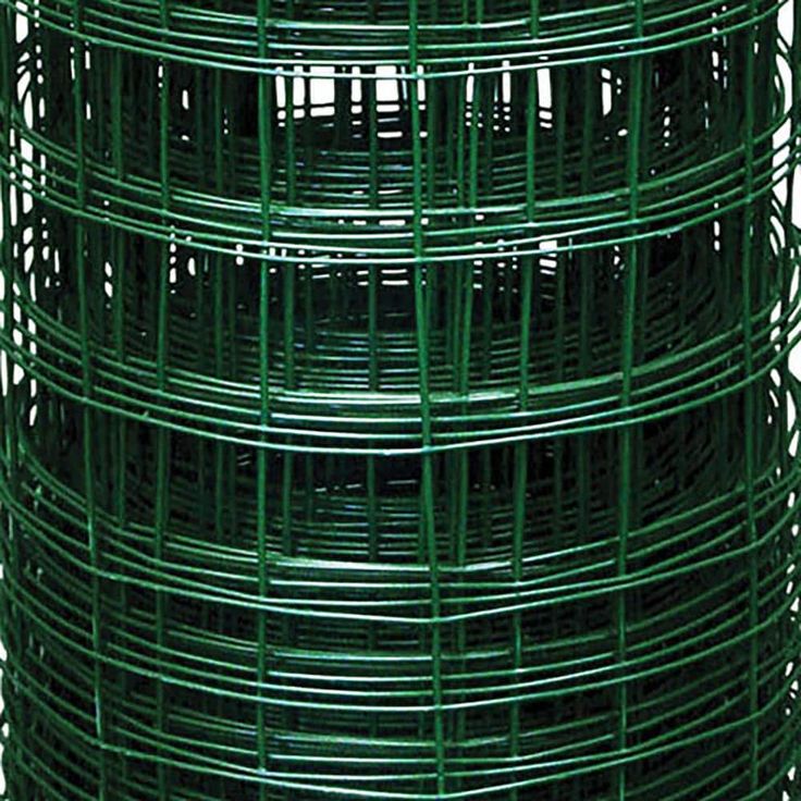 Everbilt 2-1/3 ft. x 50 ft. Green PVC Coated Welded Wire
