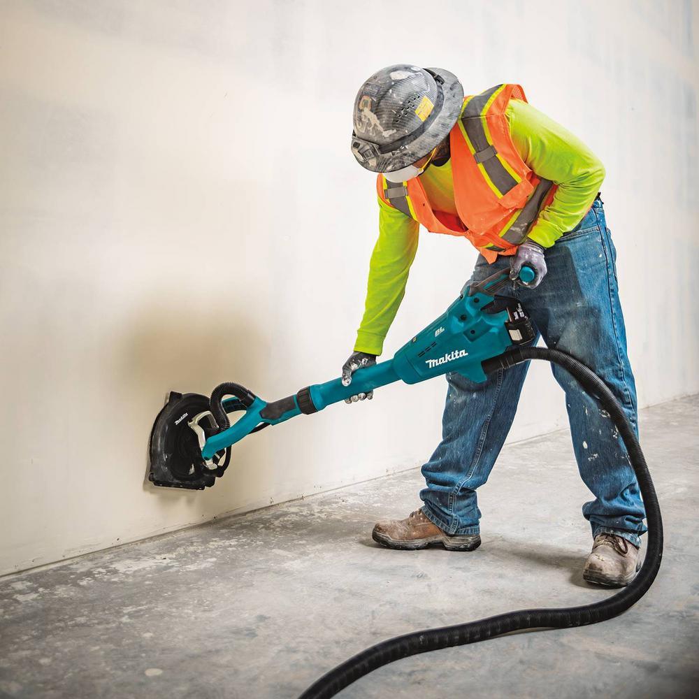 5.0 Ah 18-Volt LXT Lithium-Ion Brushless Cordless 9 in. Drywall Sander Kit, AWS Capable with bonus 18V LXT Cut-Out Saw - Super Arbor