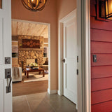 Addison Aged Bronze Single Cylinder Deadbolt with Birmingham Lever Door Handleset - Super Arbor