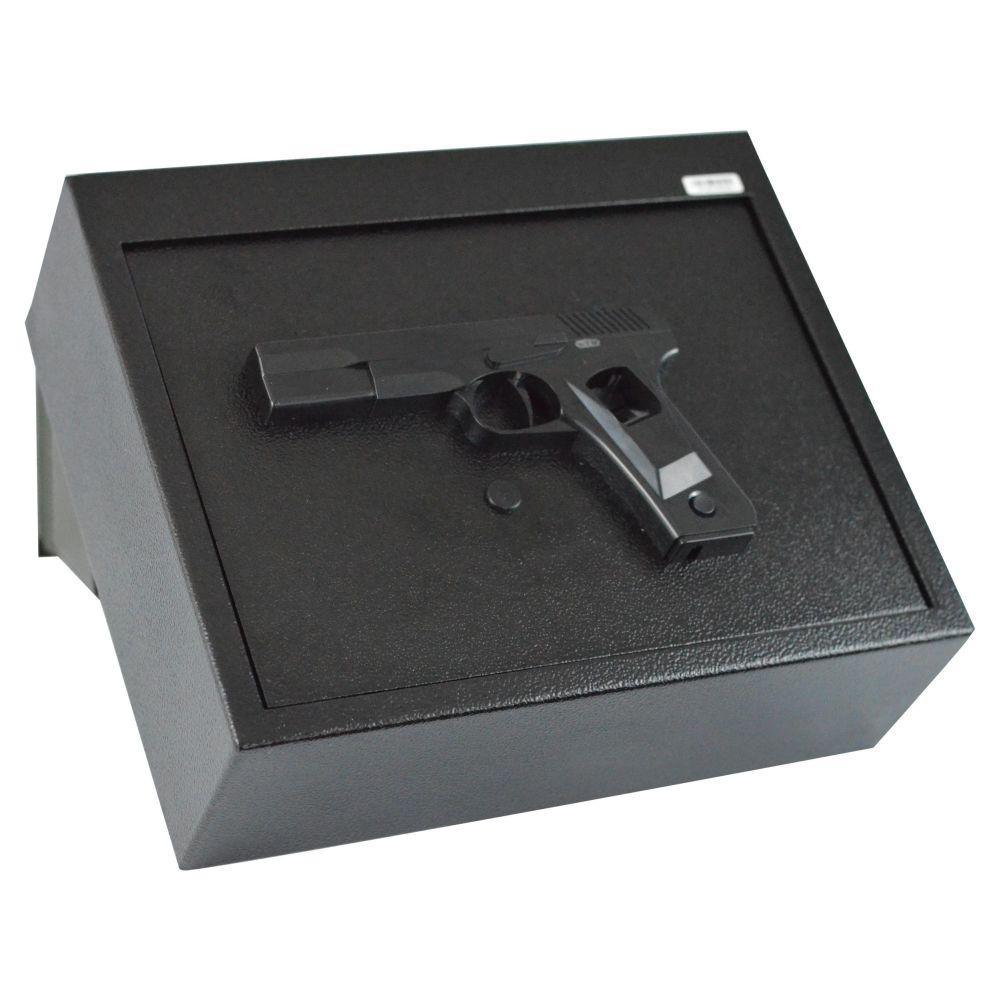 Biometric Fingerprint Drawer Personal Gun Safe, Black - Super Arbor